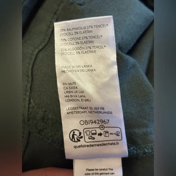 Anthropologie The Millie Low-Slung Barrel Pants by Pilcro size 28P 23” inseam - Picture 10 of 10